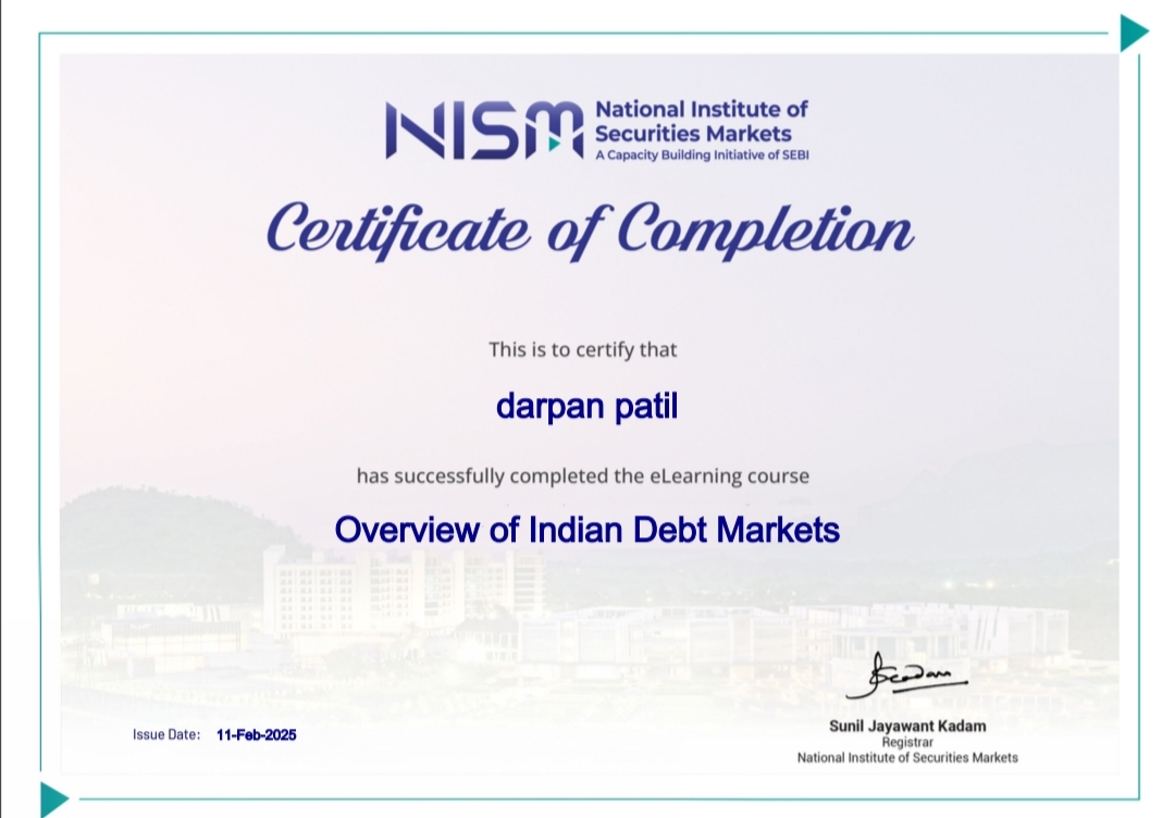 NISM Indian Debt Markets Certificate